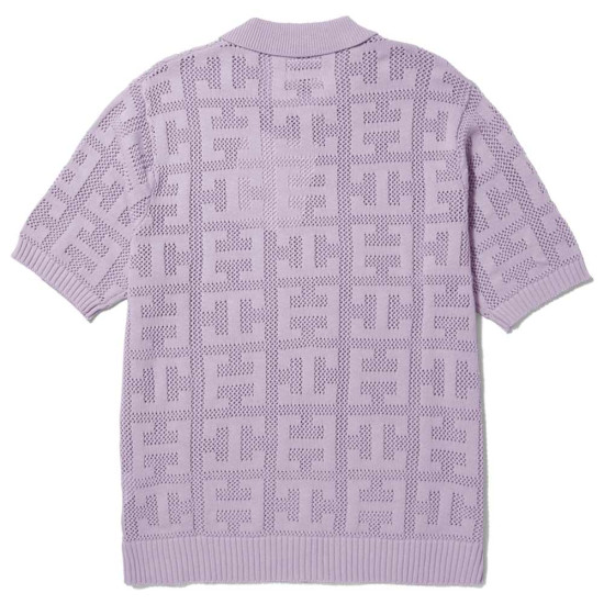 Huf Ανδρική πλεκτή μπλούζα Monogram Jacquard Zip Sweater
